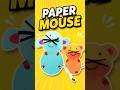 Paper Se Banaya Cute Chooha 😍#trending #viral #diy #craft #art #shorts #share #ytshorts