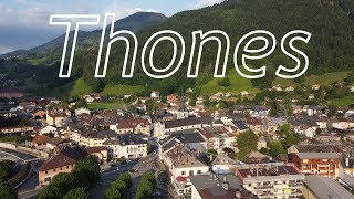 Thones, France - picturesque mountain commune