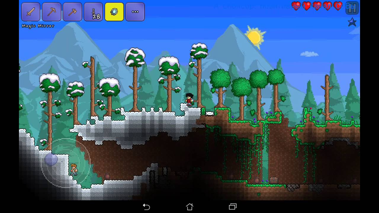 Terraria CODEGLUE - СНЕЖНЫЙ БИОМ