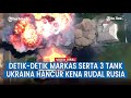 3 Tank Ukraina Habis Dibakar Brigade Artileri Rusia, Militan Kabur Menyelamatkan Diri