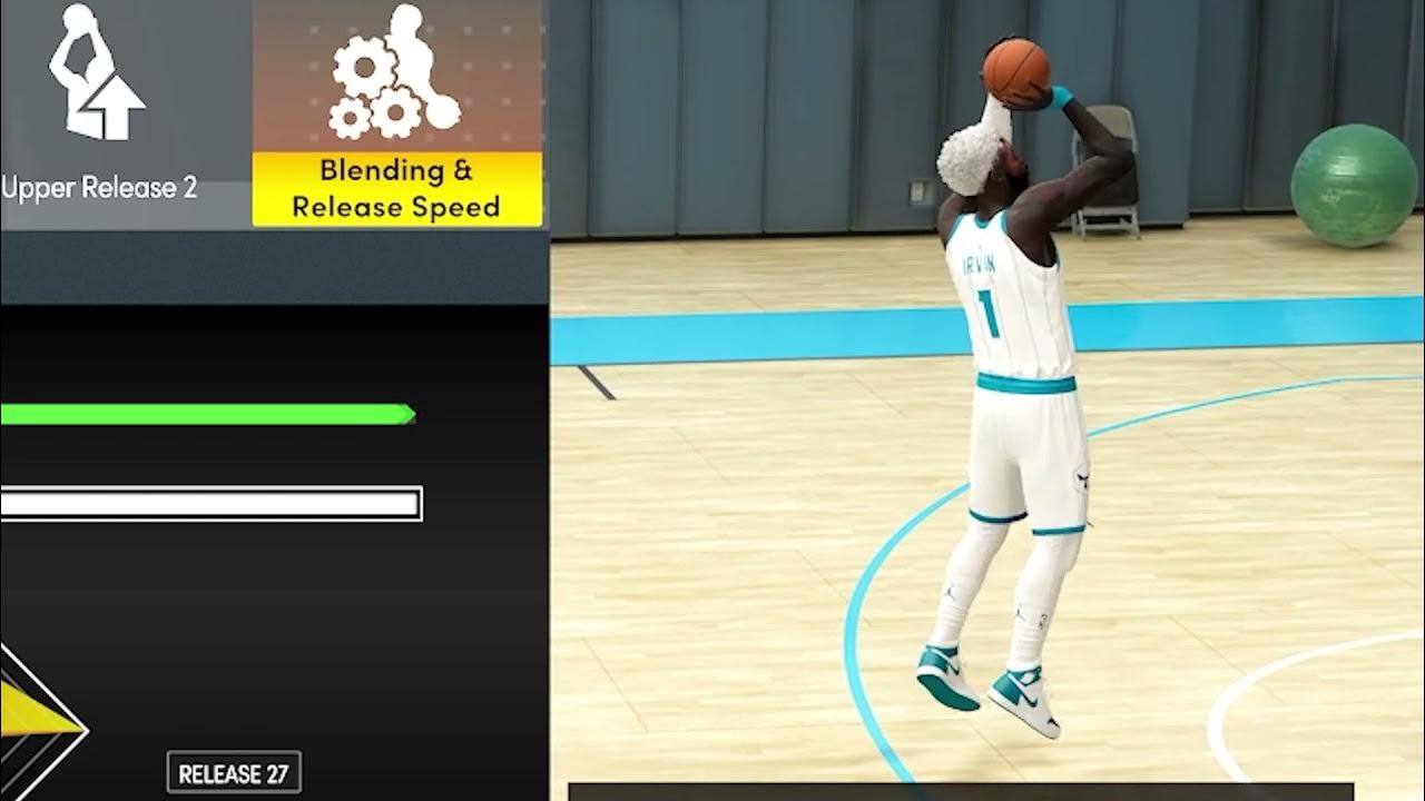 NBA 2k22 BEST JUMPSHOT for centers 6'10 and higher 😲😲😲 YouTube