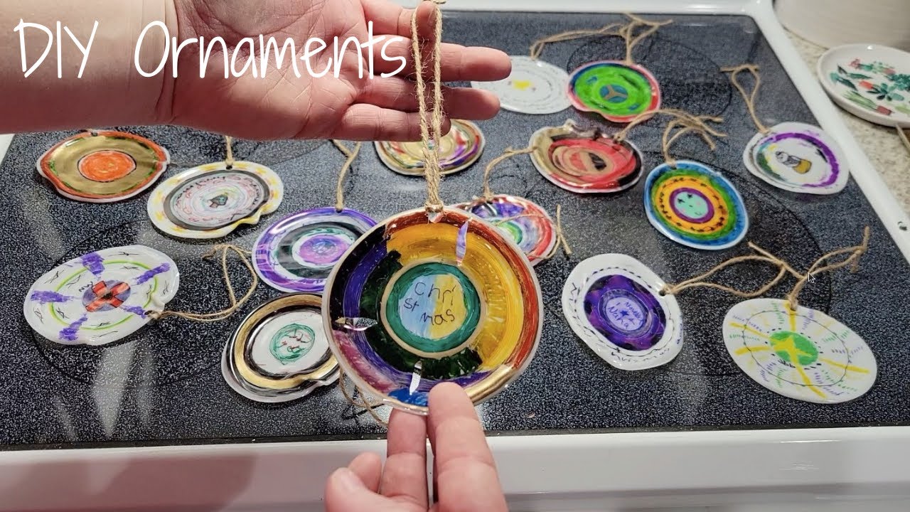 Plastic Cup Shrinky Dink Ornaments