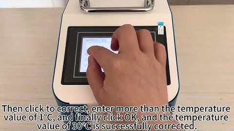 How to correct the temperature value #AILEIKE #ALKW851B #calibrator 