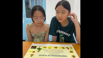 Tiếng Anh Phan Thiết: Kiwi and Rose practice talking about Preposition of places