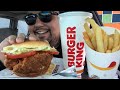 NEW Burger King Hand-Breaded Crispy Chicken Sandwiches 🐓 Mukbang Review