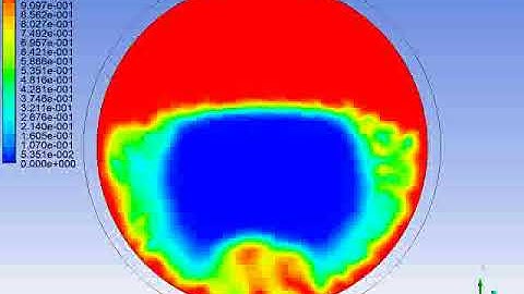 Melting of Phase change material when fluid is flowing out side of tube