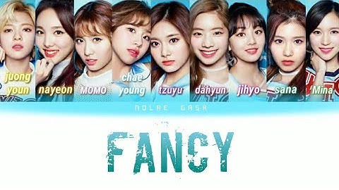 TWICE (트와이스) "FANCY" (Color Coded Lyrics Eng/Rom/Han/가사)