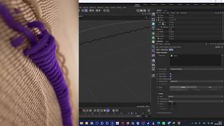 Cinema 4D  2026 Tutorial:  Stitching Animation