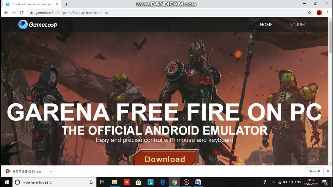 How To Play Free Fire In Pc Youtube