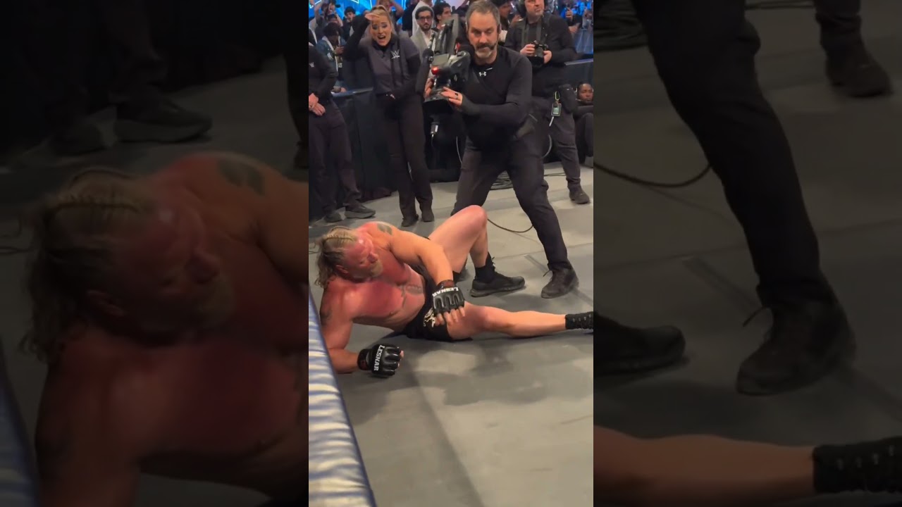 Cody Rhodes and La Knight eliminate Brock Lesnar at Royal Rumble 