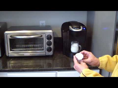 making-latte-with-keurig