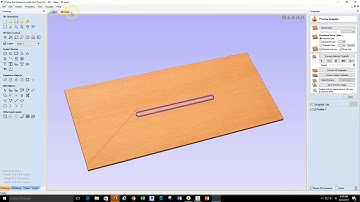 VCARVE- Importing a Solid From Inventor Tooling a Simple Profile Cut