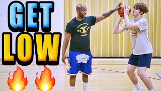 THE GET LOW!  Drills To Get Your Game Lower 🔥🔥🔥 | Youth Basketball Training Drills