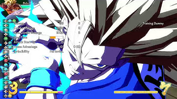【DBFZ】SSJ Goku Optimal Vanish Confirm