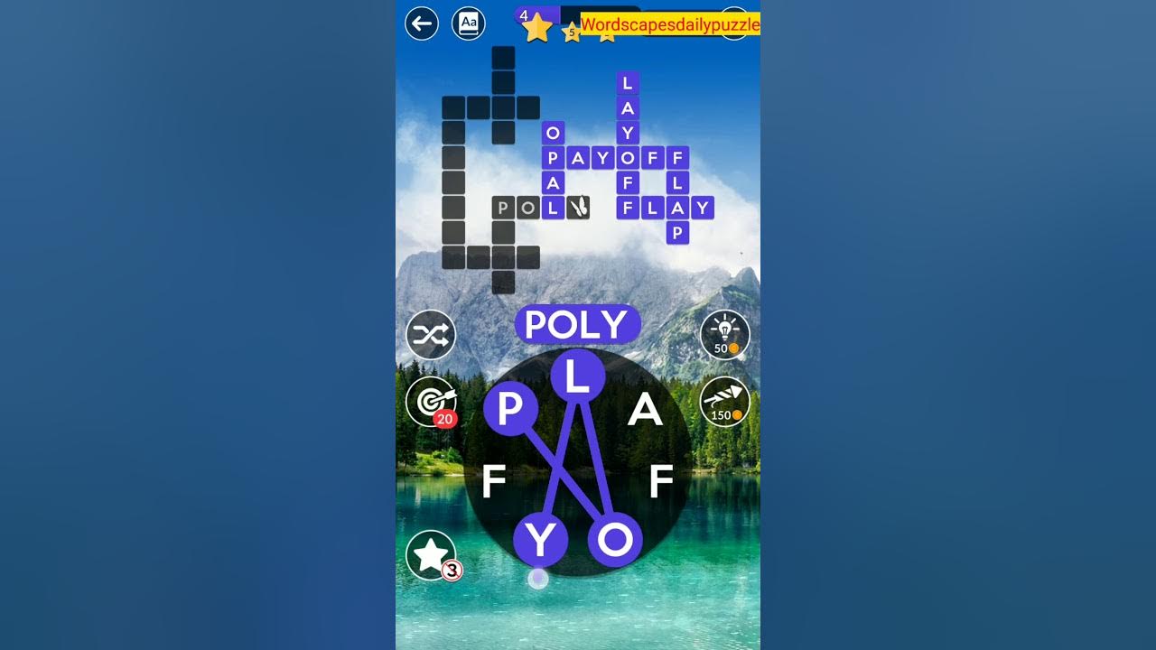 Wordscapes Daily Puzzle April 28 2020 Answers YouTube