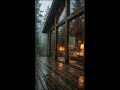 Rainy Cabin Ambience 🎸🌧️ | Soothing Acoustic Guitar for Relaxation & Peace #relaxingmusic
