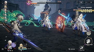 Arlan & Luocha vs Gepard Level 81 Simulated Universe World 3 Difficulty 4 - Honkai Star Rail