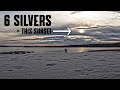 STUNNING Sunsetting Time Lapse While Metal Detecting at The Lake + 6 SILVERS!