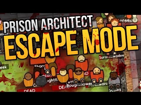 Prison Architect Escape Mode Ep. 2 - INSANE BLOODBATH ★ Escape Mode Gameplay