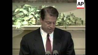 USA: VICE PRESIDENT AL GORE'S WARNING ON GLOBAL CLIMATE