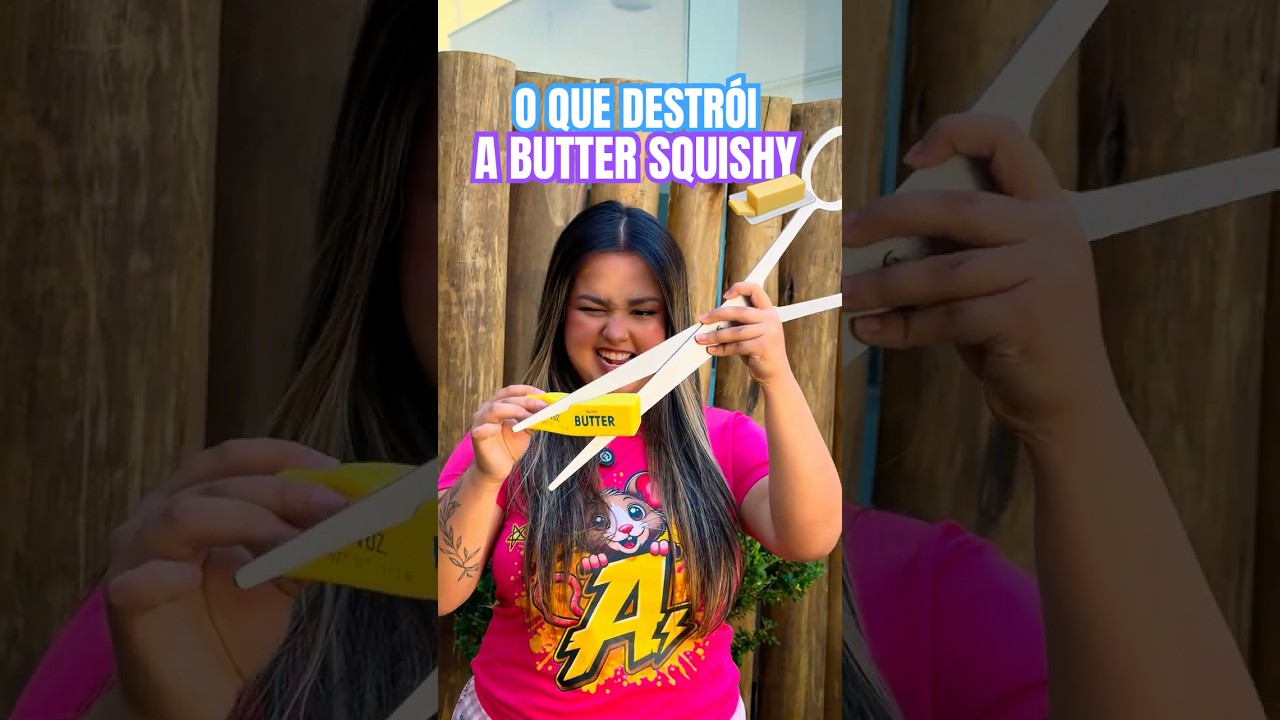 O QUE DESTRÓI A BUTTER SQUISHY? 😱 #shorts - Ana Adati