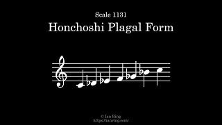 Scale 1131: Honchoshi Plagal Form