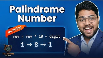 I mastered this trick to solve palindrome number in java
