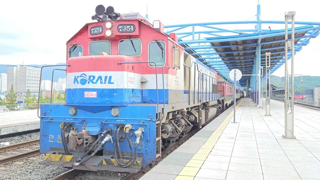 장항선 대천역의 열차들 5