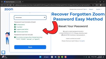 How to Reset or Recover a Forgotten Zoom Password