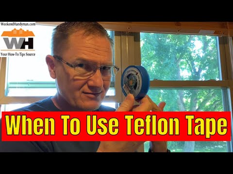 When Should You Use and When To NOT Use Teflon Tape On Your Plumbing Water Connections