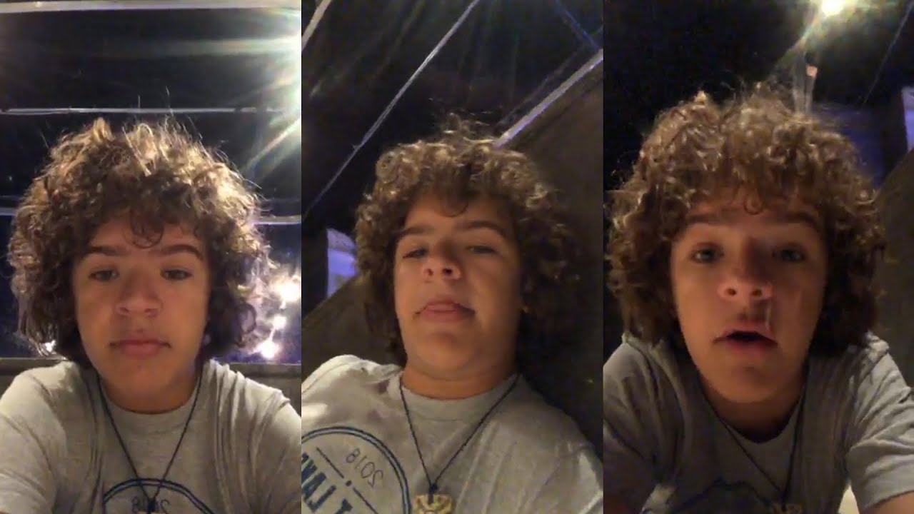 Gaten Matarazzo | Instagram Live Stream | 28 July 2018