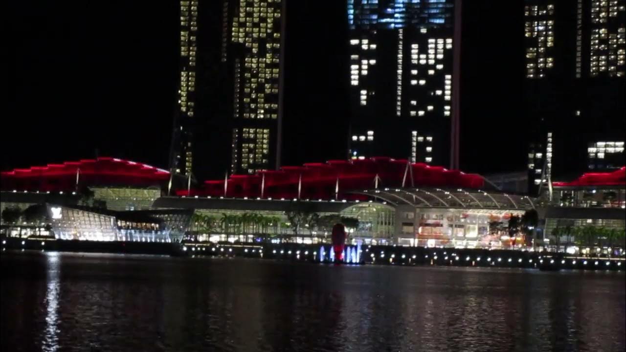 Marina Bay light show, Singapore January 2023 YouTube