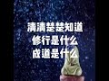 201210 清清楚楚知道修行是什么　成道是什么10145