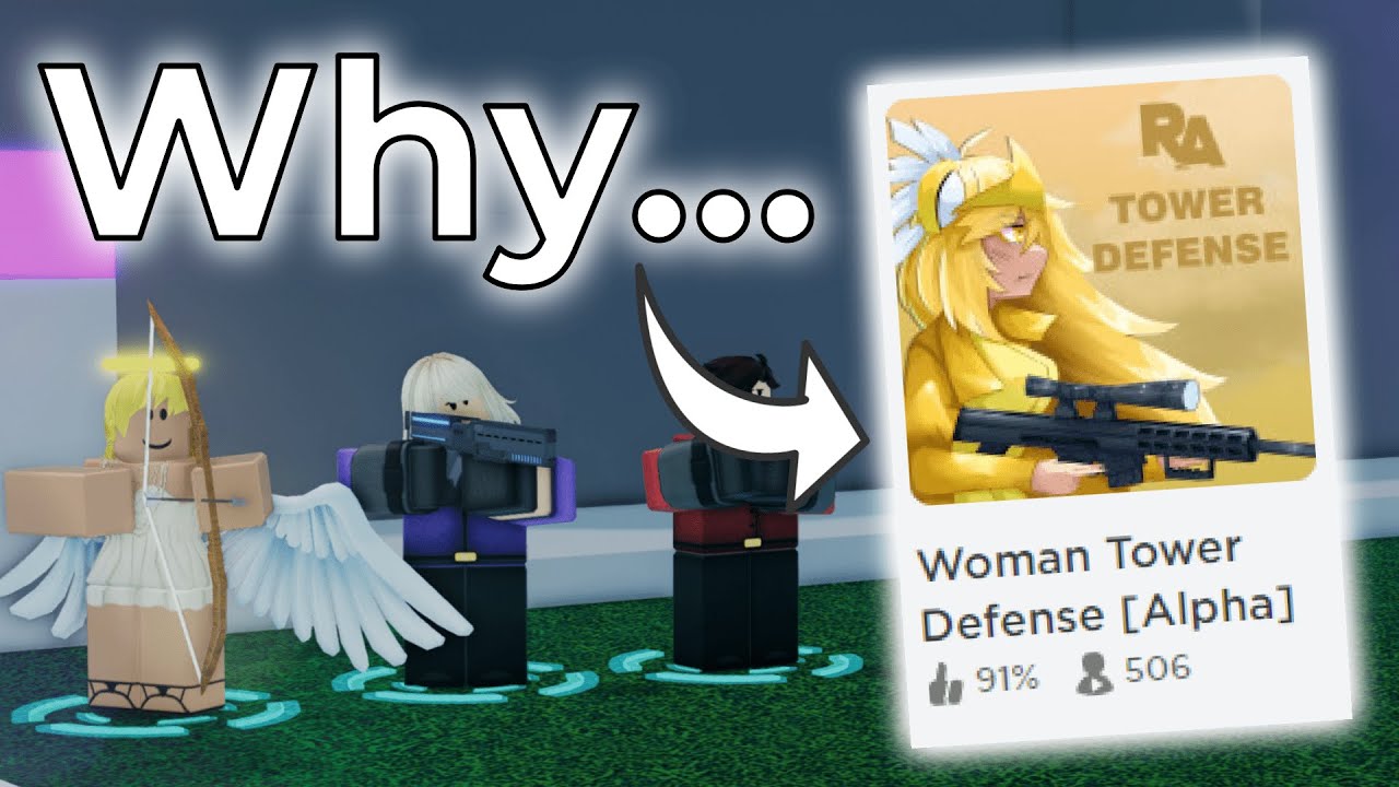 Woman tower defense