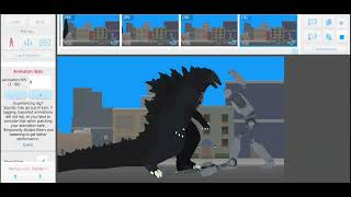 Godzilla 2021 vs iron giant remake |sticknodes|