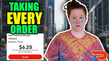ACCEPTING EVERY ORDER FOR 10 HOURS FOR TOP DASHER!