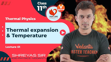 Thermal Physics L1 🔥 Thermal Expansion & Temperature | Class 11 JEE 2023 | Nurture | Shreyas sir