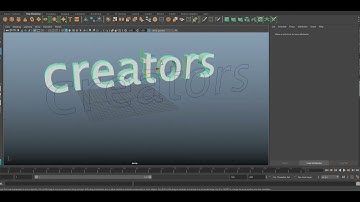 make Curve text in maya 2019