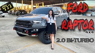 รีวิว Ford Ranger Raptor 2.0L Bi-turbo สีขายดีพร้อมชุดแต่ง Hamer แท้ By Nootanford 095-7461881