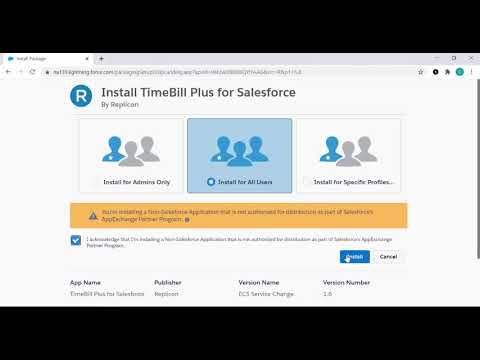 Replicon time tracking for Salesforce customers