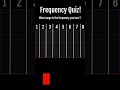 Frequency Quiz! Test your ear! 🎧🔊 How well can you identify different frequencies?