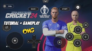 Play now Cricket 24 in Any Android Device (Free)🏏|| Tutorial link + Gameplay🔥