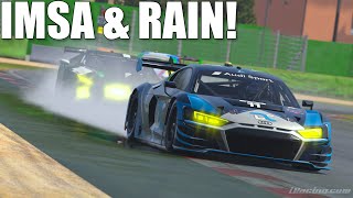 My debut race in the new weather enabled IMSA Series on iRacing!