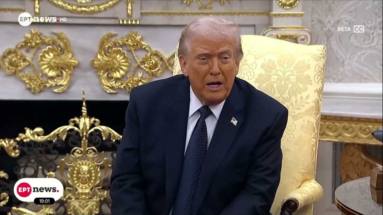 Κοινές δηλώσεις Ντόναλντ Τραμπ και Φρίντριχ Μερτς στον Λευκό Οίκο