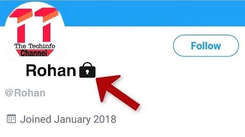 how to remove lock sign from twitter account