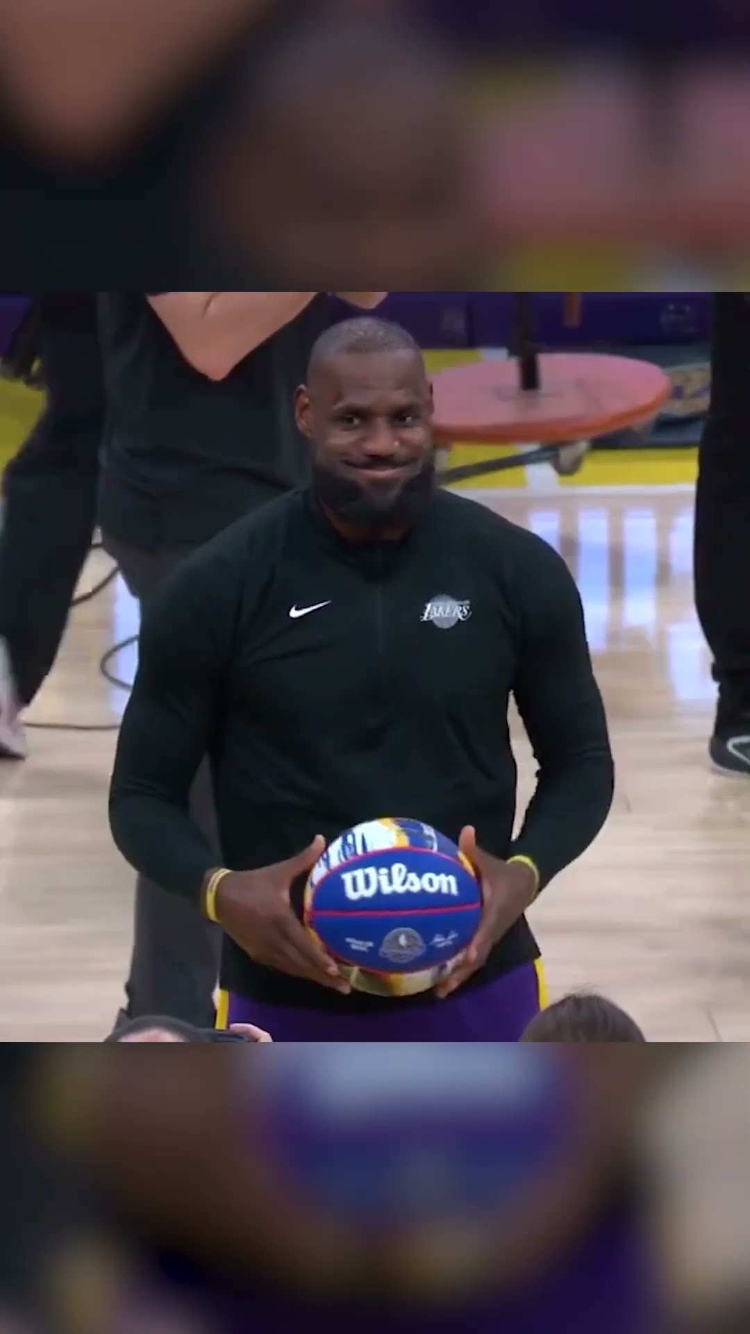 LeBron's face ?