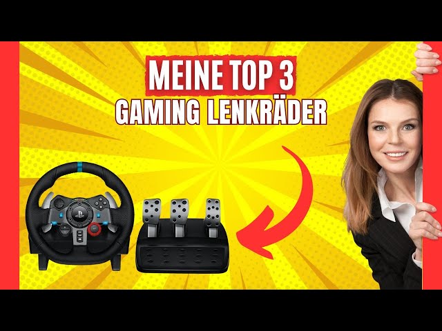 Die besten Gaming Lenkräder 2024! Top 3 Gaming Lenkrad Vergleich 