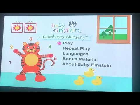 Opening to Baby Einstein: Numbers Nursery 2004 DVD