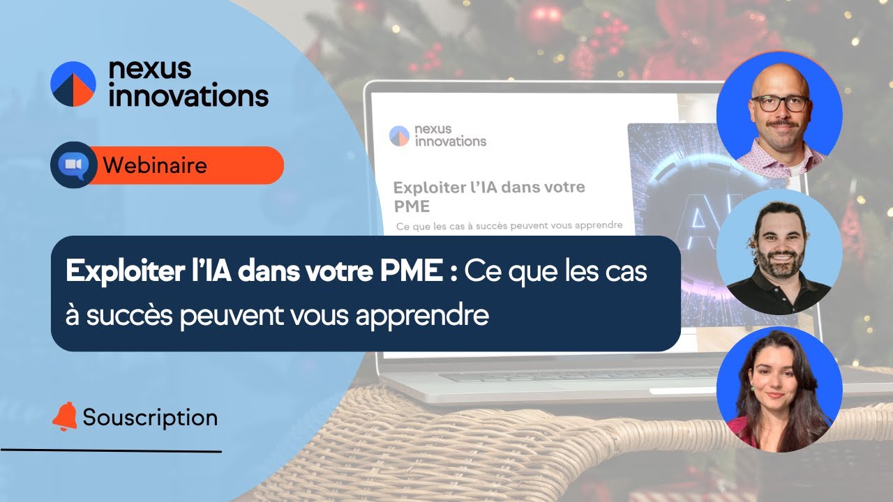 Webinaire | Exploiter l’IA dans votre PME : Ce que les cas à succès peuvent vous apprendre