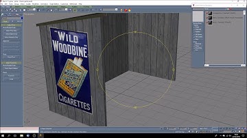 Gmax: How to make models for Trainz, part 7 - Adding detail to the shed by using planes